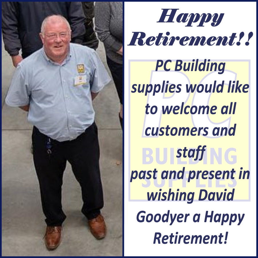 David Goodyer is Retiring